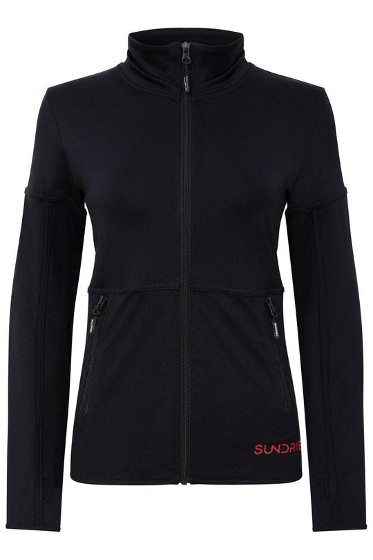 Sundried Threshold Women's Jacket Sweatshirt L Black SD0163 L Black Activewear