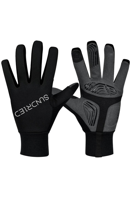 Sundried Touchscreen Winter Cycle Gloves L Black Gloves by Sundried | Sundried