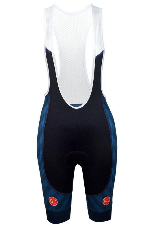 Sundried Velo Women's Pro Bib Shorts L Blue Bib Shorts by Sundried | Sundried