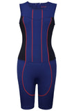 Sundried Women's Performance Tri Suit Trisuit L SD0038 L Blue Activewear