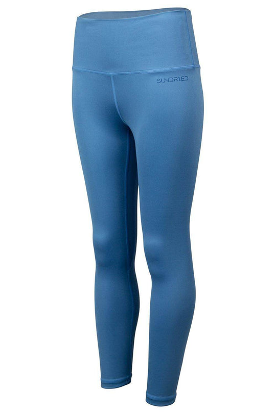 Sundried Women's Recycled 7/8 Leggings Leggings L Blue SD0233 L Blue Activewear