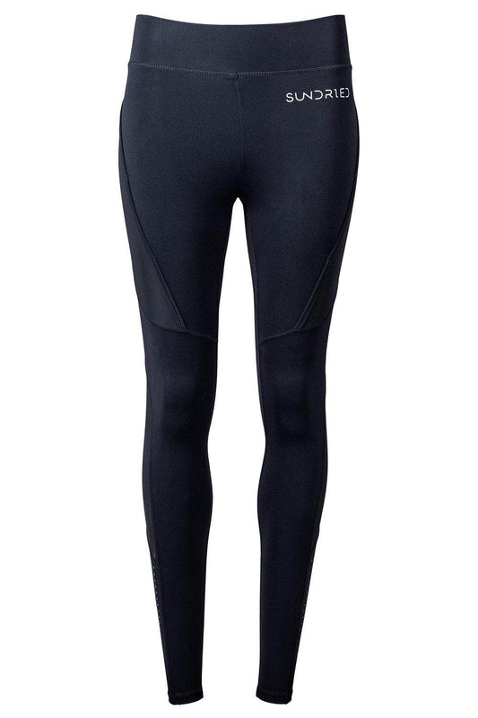 Sundried Women's Seamless Leggings Leggings L Black SD0204 L Black Activewear