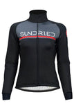 Sundried Zero Women's Thermal Cycle Jacket Cycle Jacket L Black SD0127 L Black Activewear